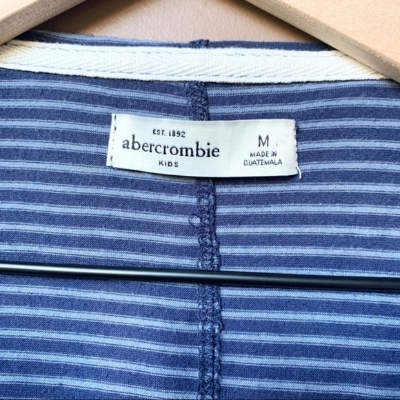 Abercrombie Kids Hoodie Blue Zip Up Viscose Jacket - Picture 5 of 14